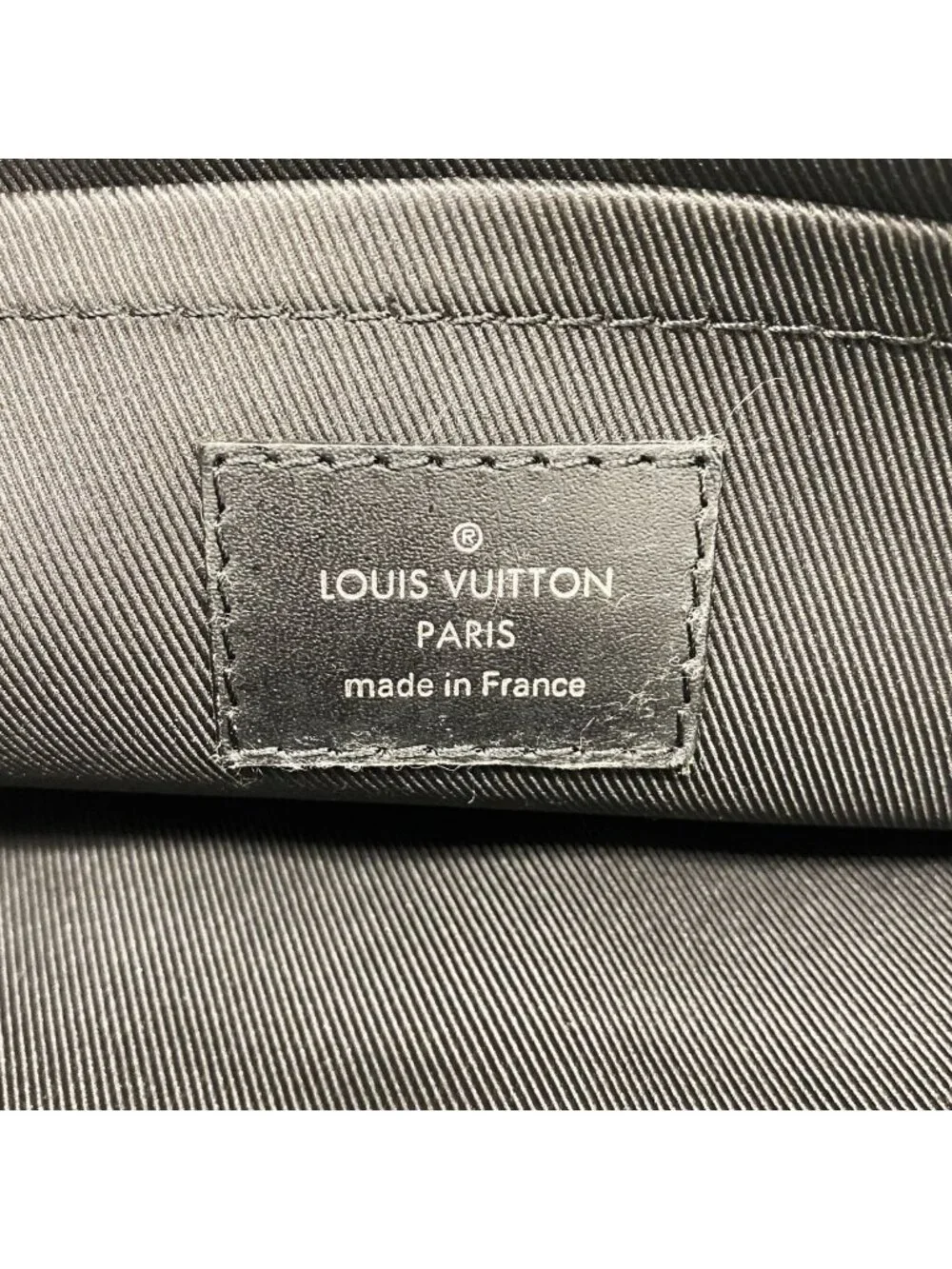 Louis Vuitton Clutch Monogram Macassar Pochette Discovery Brown Black